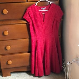 Red cocktail dress